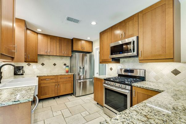 Interior, Kitchen, Recessed Lighting, Stainless Steel Appliances