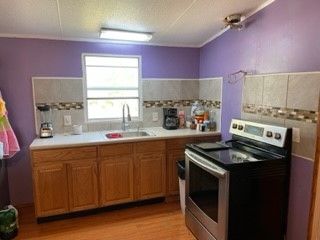 Interior, Kitchen, Wood Texture Flooring