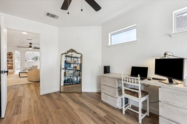 Home Office, Interior, Wood Texture Flooring