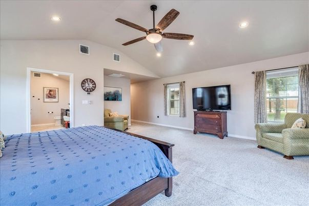 Bedroom, Interior, Recessed Lighting