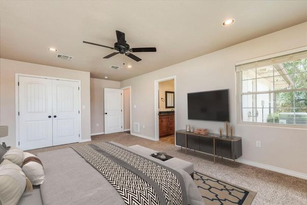 Bedroom, Interior, Recessed Lighting