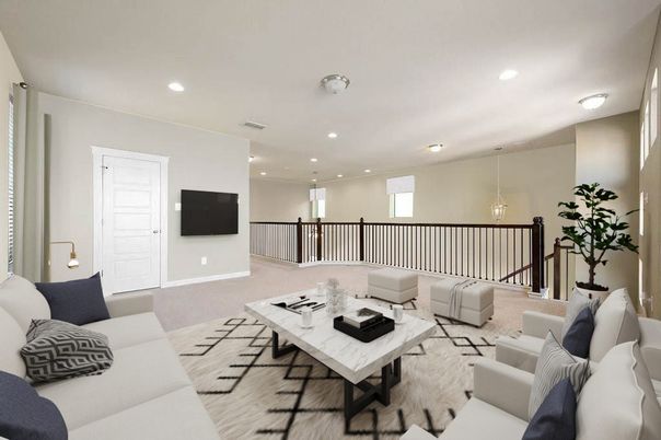 Interior, Living room, Pendant Lights, Recessed Lighting