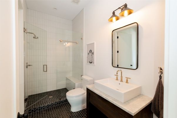 Bathroom, Glass Shower, Interior