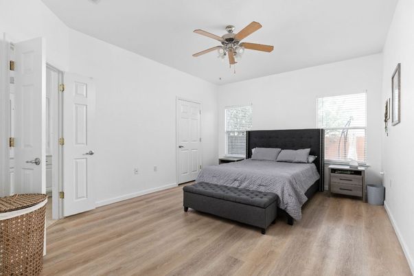 Bedroom, Interior, Wood Texture Flooring