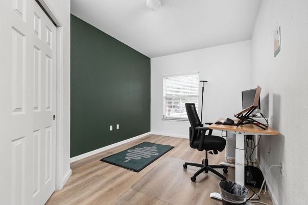 Home Office, Interior, Wood Texture Flooring
