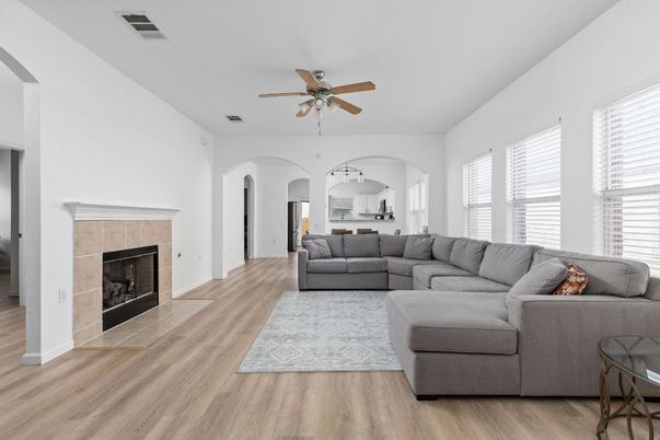 Fireplace, Interior, Living room, Wood Texture Flooring