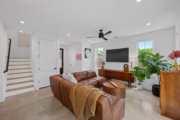 Interior, Living room, Recessed Lighting