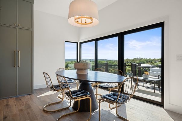 Dining room, Interior, Wood Texture Flooring
