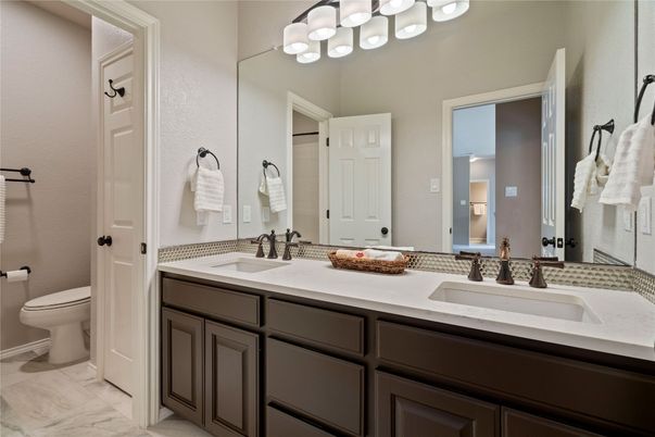 Bathroom, Dual Sink Vanities, Interior, Marble