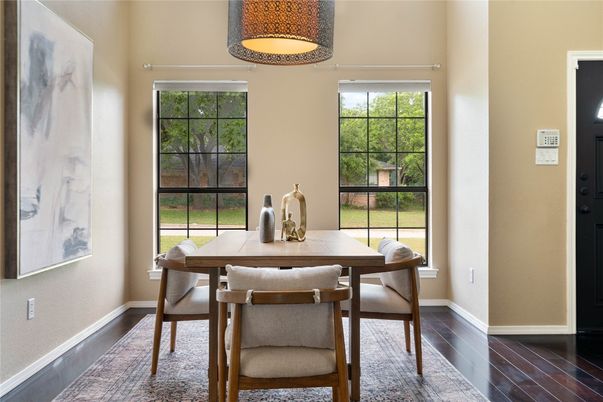 Dining room, Interior, Wood Texture Flooring