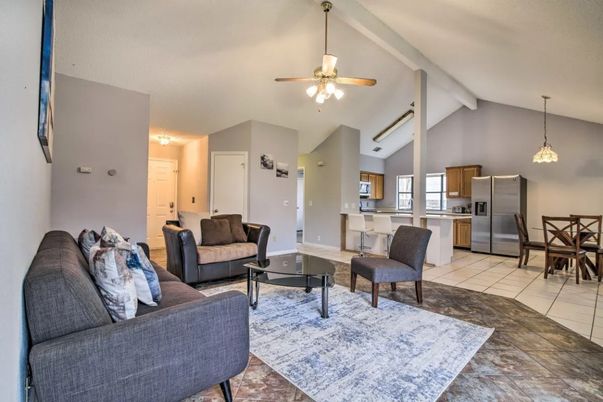 Dining room, Interior, Kitchen, Living room, Pendant Lights