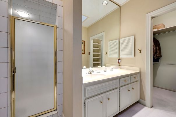 Bathroom, Glass Shower, Interior