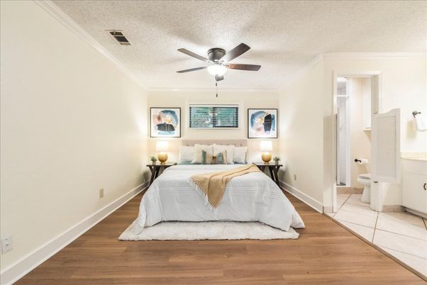 Bedroom, Interior, Wood Texture Flooring