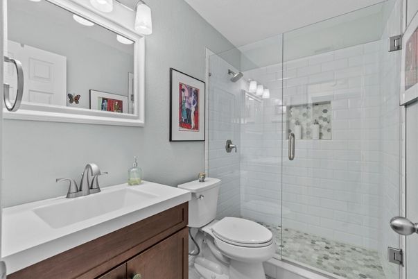 Bathroom, Glass Shower, Interior