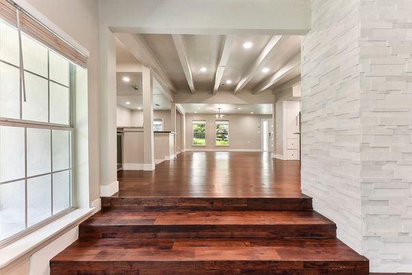 Interior, Recessed Lighting, Wood Texture Flooring