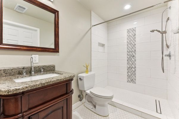 Bathroom, Interior, Recessed Lighting