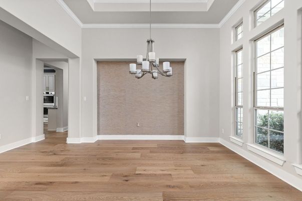 Chandelier, Empty room, Interior, Wood Texture Flooring