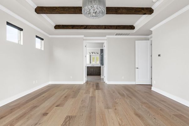 Empty room, Interior, Wooden Beams, Wood Texture Flooring