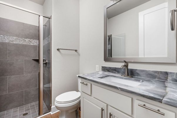 Bathroom, Glass Shower, Interior