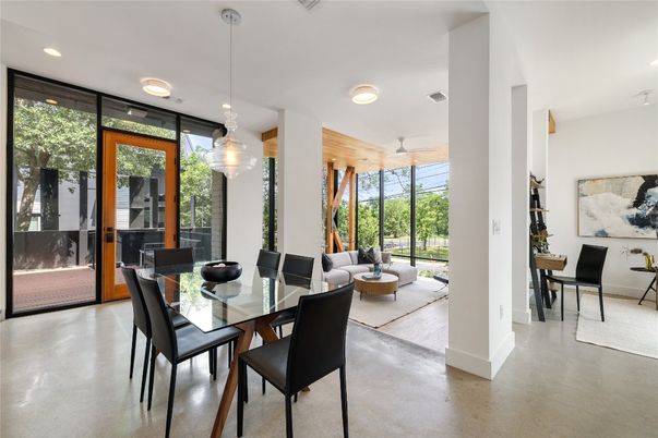 Dining room, Interior, Pendant Lights, Recessed Lighting