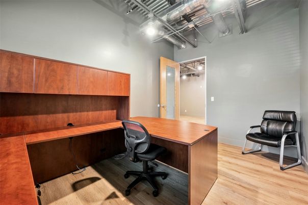 Home Office, Interior, Wood Texture Flooring