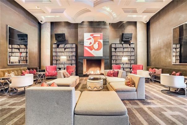 Fireplace, Interior, Living room, Recessed Lighting