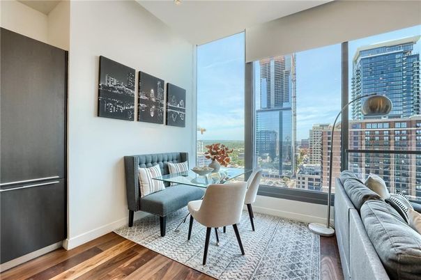 Dining room, Interior, Wood Texture Flooring