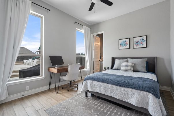 Bedroom, Home Office, Interior, Wood Texture Flooring
