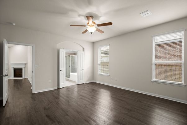 Empty room, Fireplace, Interior, Wood Texture Flooring