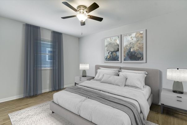 Bedroom, Interior, Wood Texture Flooring