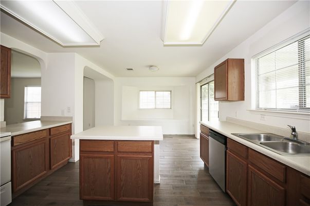 Interior, Kitchen, Wood Texture Flooring