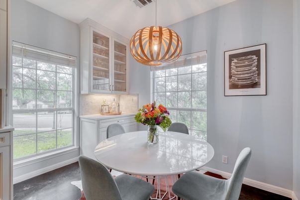 Dining room, Interior, Pendant Lights