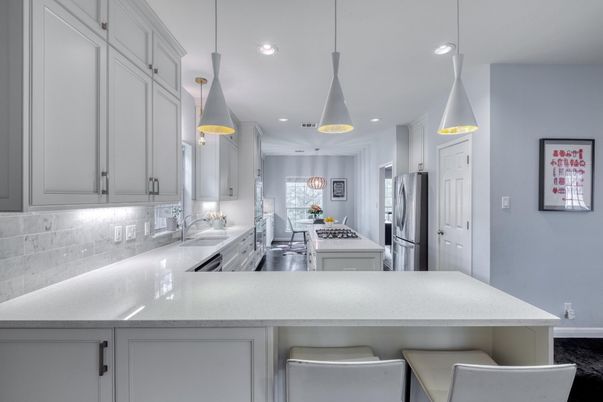 Interior, Kitchen, Pendant Lights, Recessed Lighting