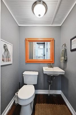 Bathroom, Interior, Wood Texture Flooring