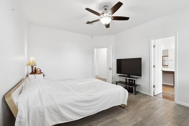 Bedroom, Interior, Wood Texture Flooring