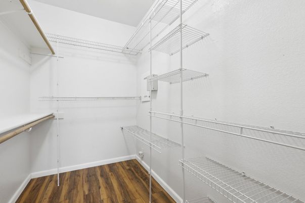 Interior, Walk-in Closets, Wood Texture Flooring