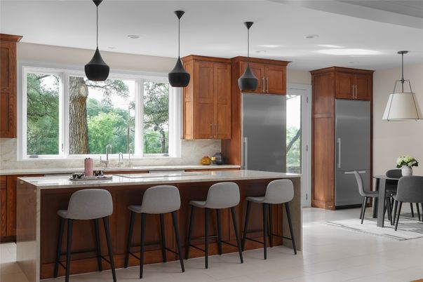 Interior, Kitchen, Pendant Lights, Recessed Lighting