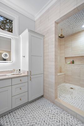 Bathroom, Glass Shower, Interior