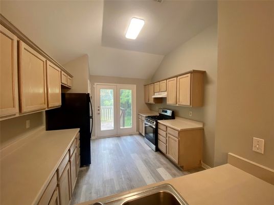Interior, Kitchen, Wood Texture Flooring