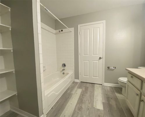 Bathroom, Interior, Wood Texture Flooring