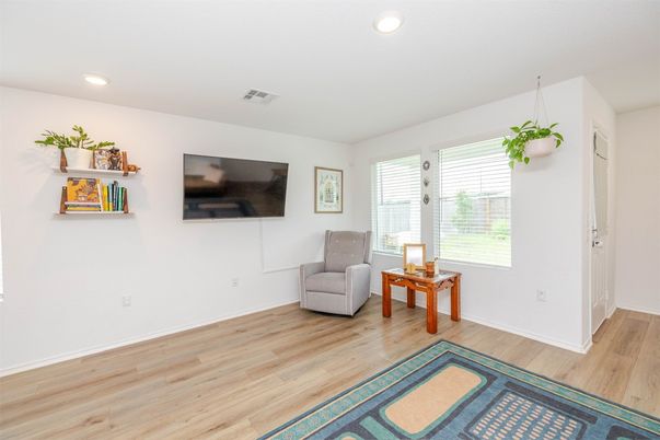 Interior, Recessed Lighting, Wood Texture Flooring