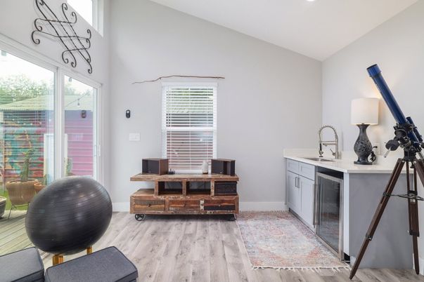 Interior, Recessed Lighting, Wood Texture Flooring