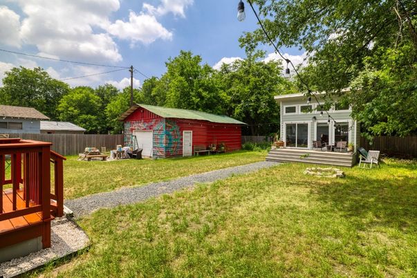 Backyard, Detached Garage, Exterior