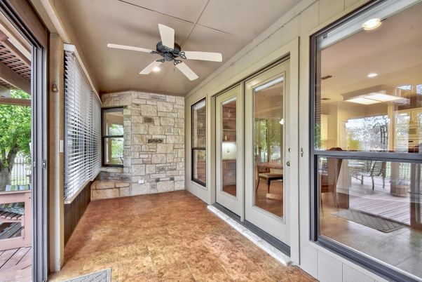 Interior, Stone Walls, Sun Room