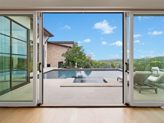 Interior, Pool, Wood Texture Flooring
