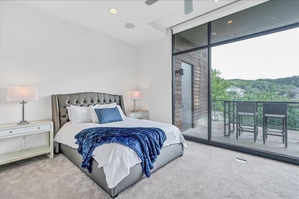 Bedroom, Interior, Recessed Lighting