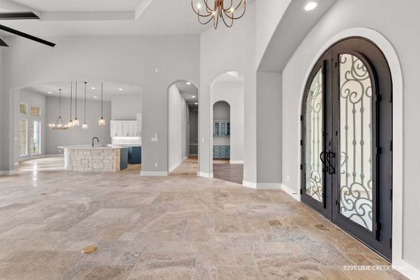 Chandelier, Interior, Kitchen, Pendant Lights, Recessed Lighting