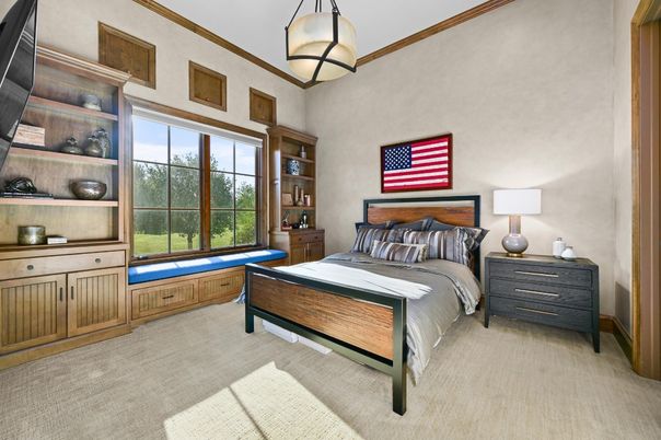 Bedroom, Interior, Pendant Lights