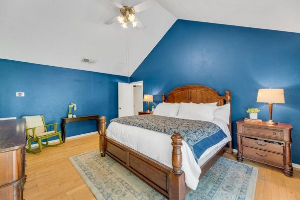 Bedroom, Interior, Wood Texture Flooring