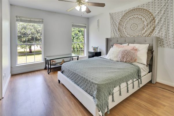 Bedroom, Interior, Wood Texture Flooring